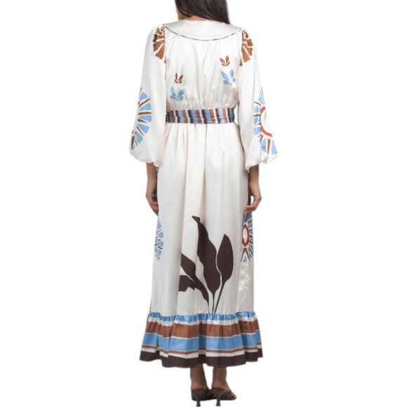 CIEBON Willow Engineered Maxi Wrap Dress - Picture 2 of 5